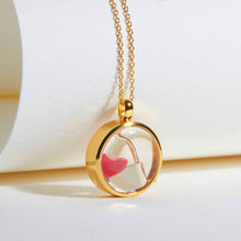 Load image into Gallery viewer, Floating Round Memory Locket - Gold