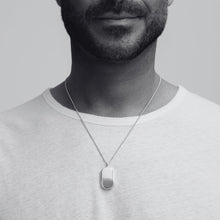 Load image into Gallery viewer, Men's Rose Gold Oval Tag Locket