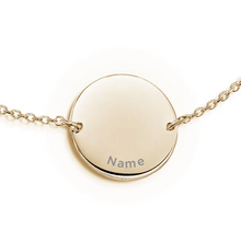 Load image into Gallery viewer, Disc Bracelet - Solid 14k Gold