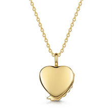 Load image into Gallery viewer, Angel Wing Heart Locket