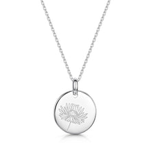 Load image into Gallery viewer, Birth Flower Personalised Necklace – Silver