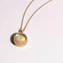 Load image into Gallery viewer, Floating Round Memory Locket - Gold