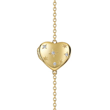 Load image into Gallery viewer, Crystal Heart Bracelet Locket