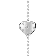 Load image into Gallery viewer, Crystal Heart Bracelet Locket