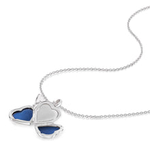 Load image into Gallery viewer, 4 Photo Heart Clover Locket - Silver