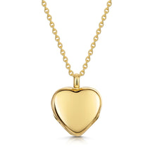 Load image into Gallery viewer, 4 Photo Heart Clover Locket - Gold