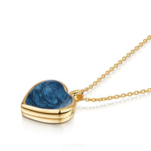 Load image into Gallery viewer, Heart Ashes Resin Locket - Gold