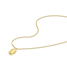 Load image into Gallery viewer, Men's Small Dog Tag Plain Locket - Gold