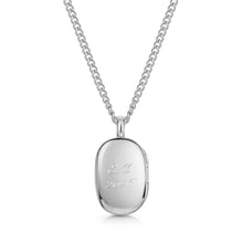 Load image into Gallery viewer, Men's Small Dog Tag Plain Locket - Silver