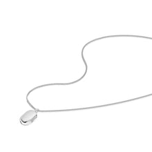 Load image into Gallery viewer, Men's Small Dog Tag Plain Locket - Silver