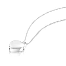 Load image into Gallery viewer, Heart Urn Ashes Necklace – Silver