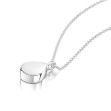 Load image into Gallery viewer, Teardrop Urn Ashes Necklace – Silver