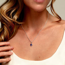 Load image into Gallery viewer, Little Heart Ashes Resin Pendant - Silver