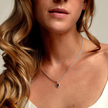 Load image into Gallery viewer, Little Heart Ashes Resin Pendant - Silver