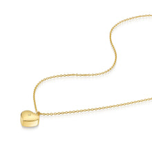 Load image into Gallery viewer, Diamond Set Heart Urn Ashes Necklace – Gold