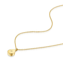 Load image into Gallery viewer, Diamond Set Teardrop Urn Ashes Necklace – Gold