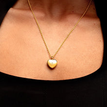 Load image into Gallery viewer, Diamond Set Heart Urn Ashes Necklace – Gold