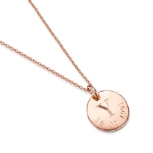 Load image into Gallery viewer, Initial & Date Personalised Necklace – Rose Gold