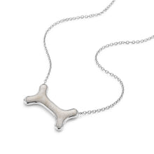 Load image into Gallery viewer, Lucky Bone Ashes Resin Necklace - Silver