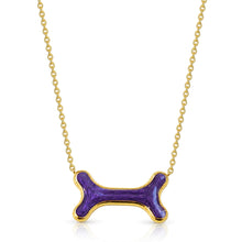 Load image into Gallery viewer, Lucky Bone Ashes Resin Necklace - Gold