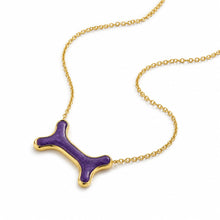 Load image into Gallery viewer, Lucky Bone Ashes Resin Necklace - Gold