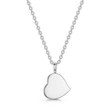 Load image into Gallery viewer, Drop Heart Ashes Resin Pendant - Silver