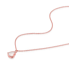 Load image into Gallery viewer, Drop Heart Ashes Resin Pendant - Rose Gold