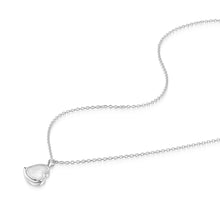 Load image into Gallery viewer, Drop Heart Ashes Resin Pendant - Silver