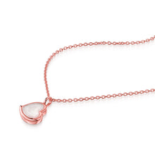 Load image into Gallery viewer, Drop Heart Ashes Resin Pendant - Rose Gold