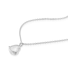 Load image into Gallery viewer, Drop Heart Ashes Resin Pendant - Silver