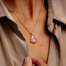 Load image into Gallery viewer, Drop Heart Ashes Resin Pendant - Gold