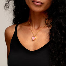 Load image into Gallery viewer, Heart Ashes Resin Locket - Gold