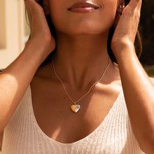Load image into Gallery viewer, Gold Heart Personalised Locket - Solid 14k Gold