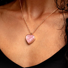 Load image into Gallery viewer, Heart Ashes Resin Locket - Rose Gold