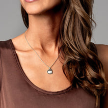 Load image into Gallery viewer, Fingerprint Drop Heart Personalised Necklace - Silver