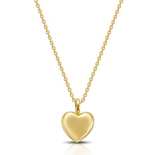 Load image into Gallery viewer, Heart Urn With Crystals Necklace - Gold