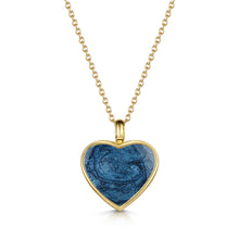 Load image into Gallery viewer, Heart Ashes Resin Necklace - Gold