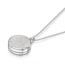 Load image into Gallery viewer, Round Ashes Resin Locket - Silver