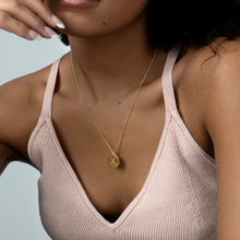 Load image into Gallery viewer, Initial & Date Personalised Necklace – Gold