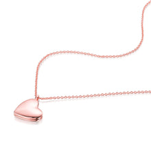 Load image into Gallery viewer, Drop Heart Locket - Rose Gold