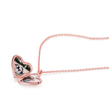 Load image into Gallery viewer, Drop Heart Locket - Rose Gold