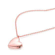 Load image into Gallery viewer, Drop Heart Locket - Rose Gold