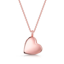 Load image into Gallery viewer, Drop Heart Locket - Rose Gold