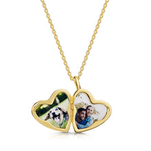 Load image into Gallery viewer, Drop Heart Locket - Gold