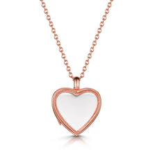 Load image into Gallery viewer, Floating Heart Memory Locket - Rose Gold