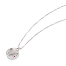 Load image into Gallery viewer, Floating Round Memory Locket - Silver