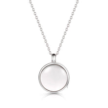 Load image into Gallery viewer, Floating Round Memory Locket - Silver