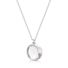 Load image into Gallery viewer, Floating Round Memory Locket - Silver