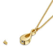 Load image into Gallery viewer, Infinity Urn Necklace - Gold
