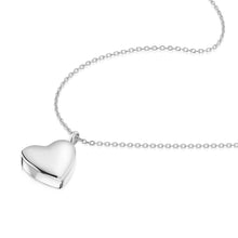 Load image into Gallery viewer, Drop Heart Urn Necklace - Silver